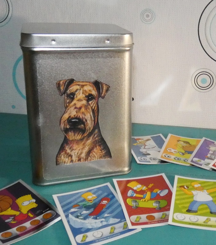 dóza na sběratelské karty