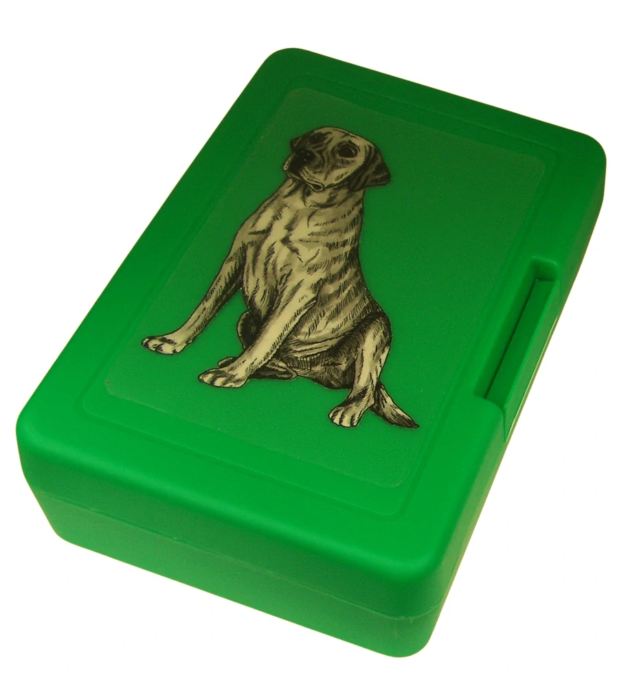 Labrador čb - plastový box
