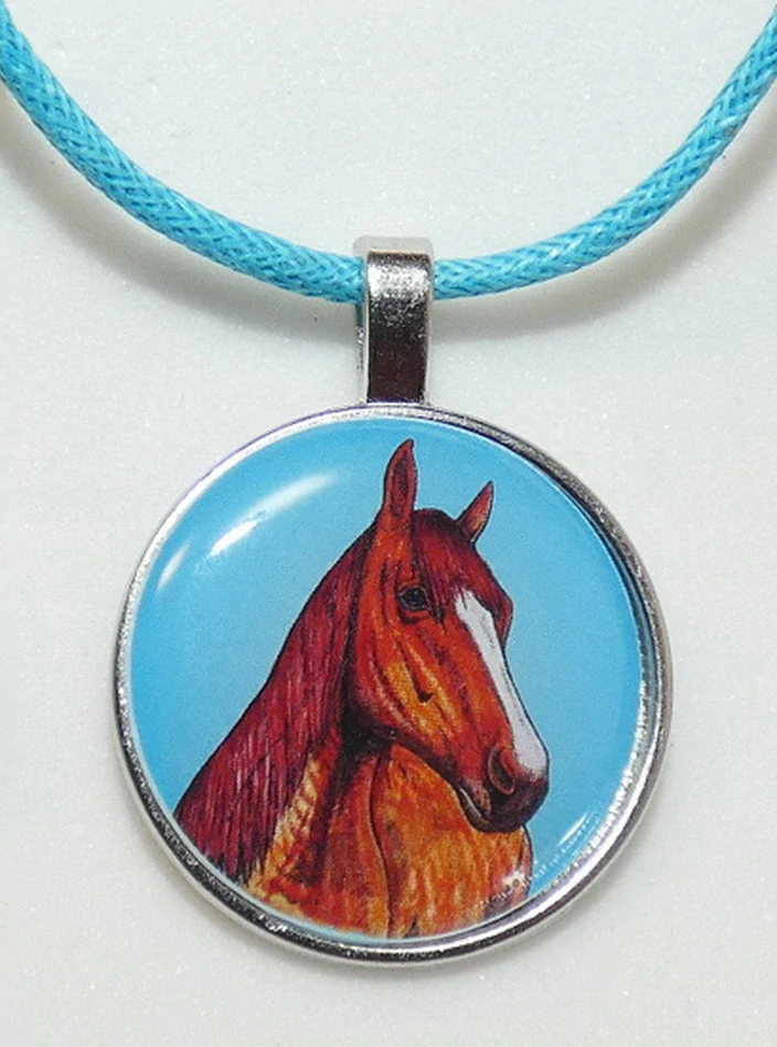 Kůň Quarter horse - přívěsek