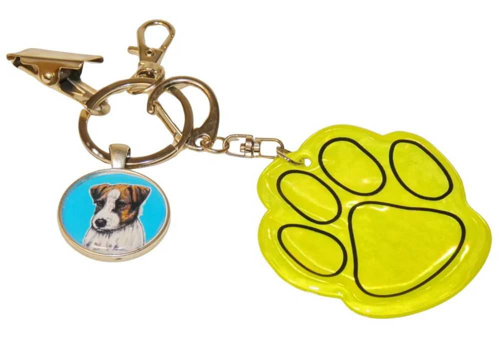 Jack Russel teriér - bižuterní a reflexní přívěsek