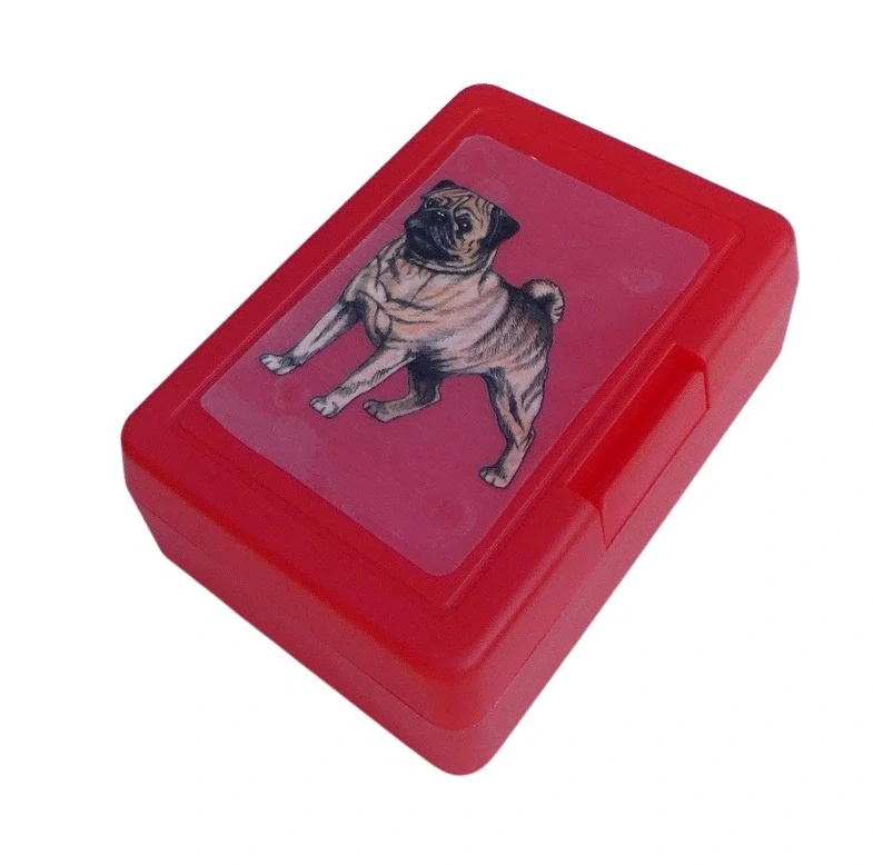 Mops plavý - plastový box
