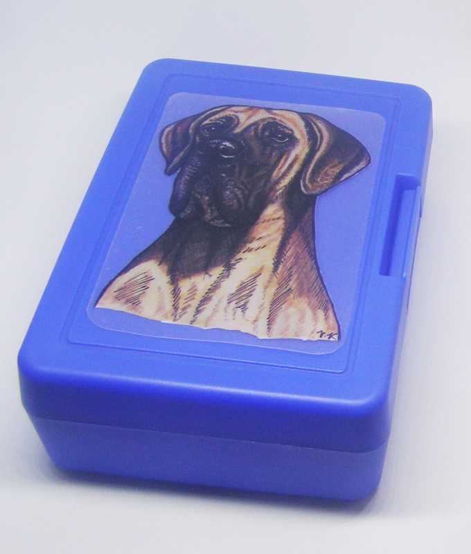 Doga žlutá - plastový box