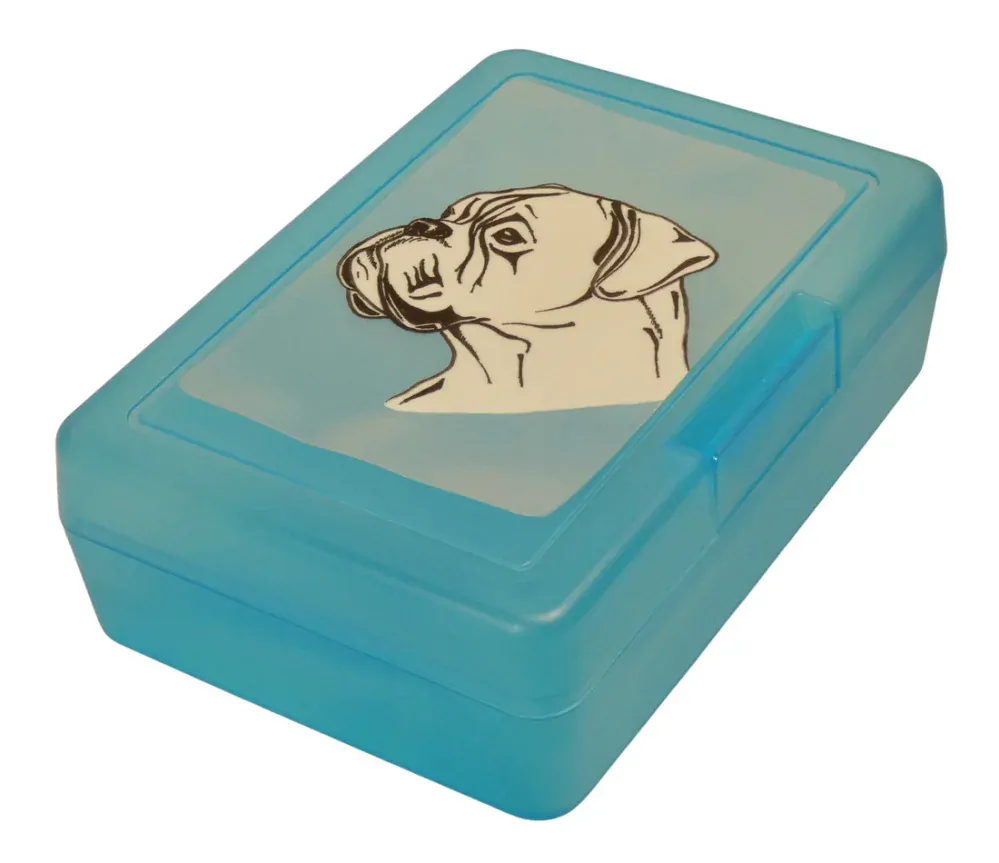 Boxer bílý - plastový box