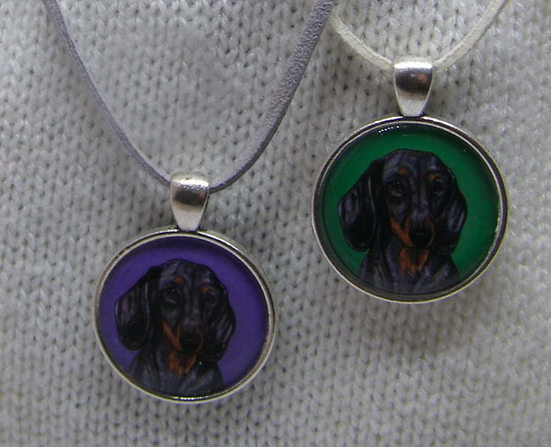 Jezevčík hladkosrstý - přívěsek