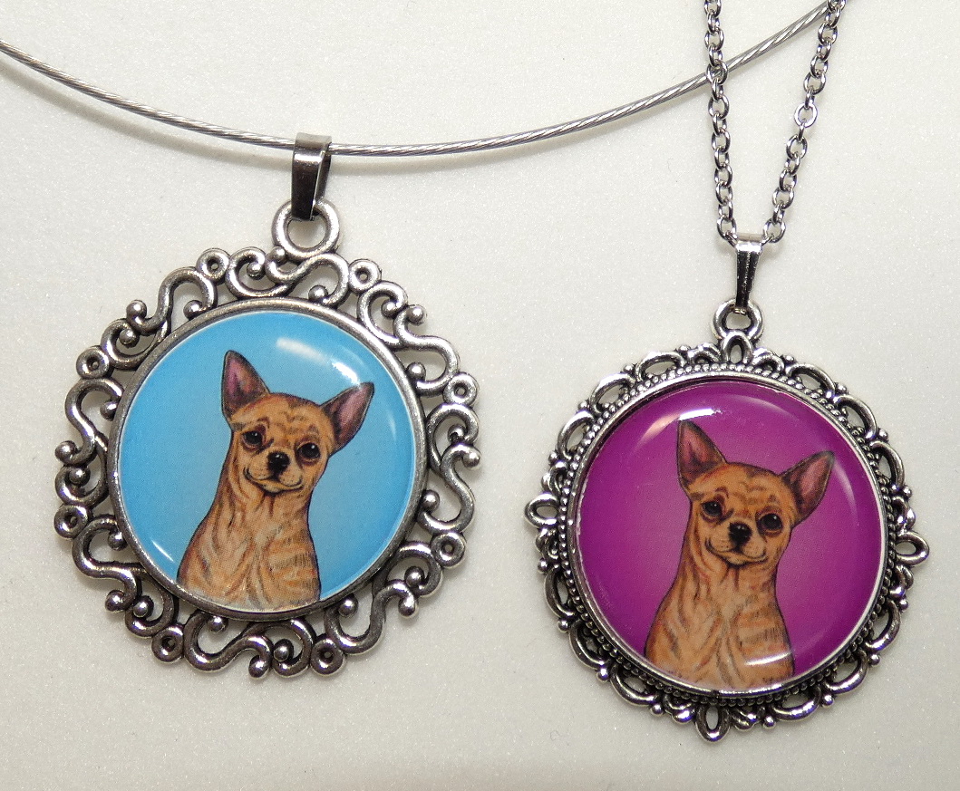 Čivava - bižuterní přívěsek