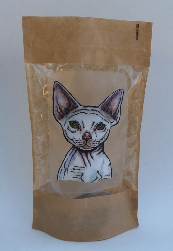 Zipový sáček - kočka Devon Rex