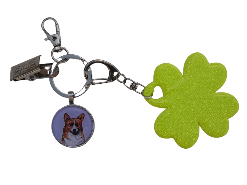 Welshcorgi Pembroke - bižuterní a reflexní přívěsek