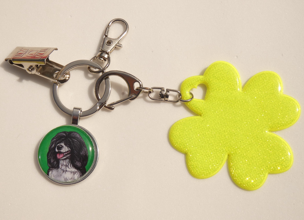 Portugalský vodní pes - bižuterní a reflexní přívěsek