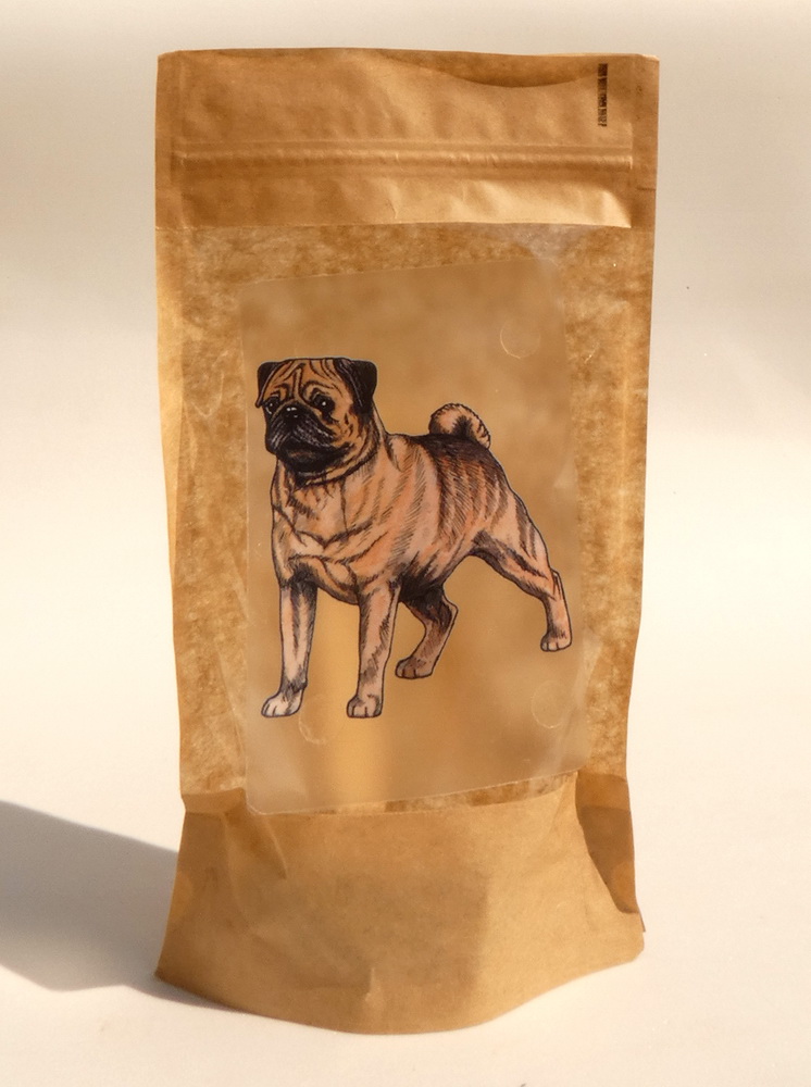Zipový sáček - mops plavý