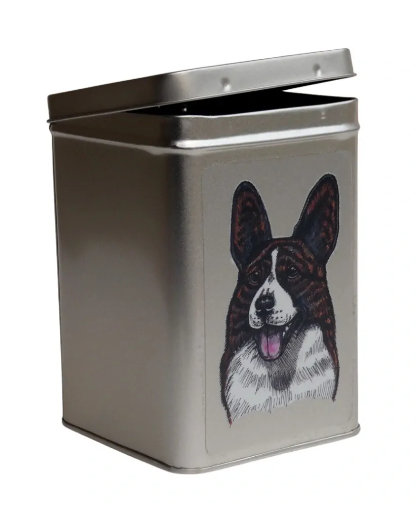 Plechová dóza - Welsh Corgi Cardigan