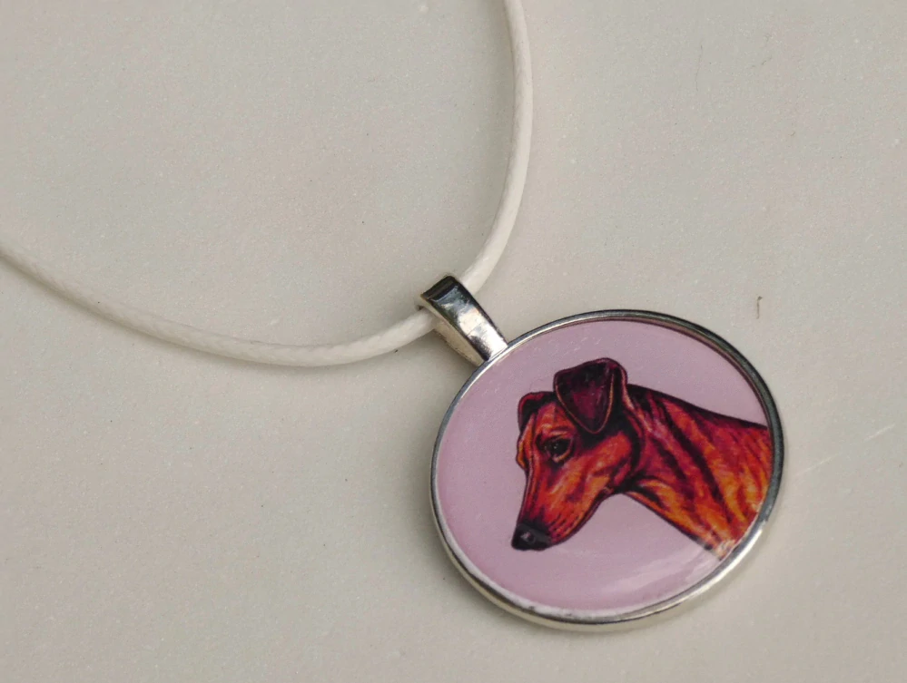 Německý pinč - bižuterní přívěsek