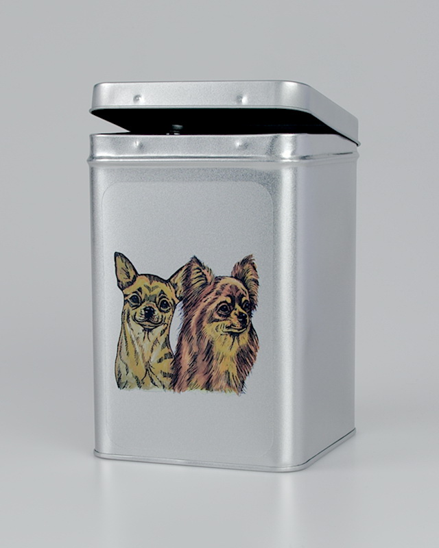 Plechová dóza - čivavy