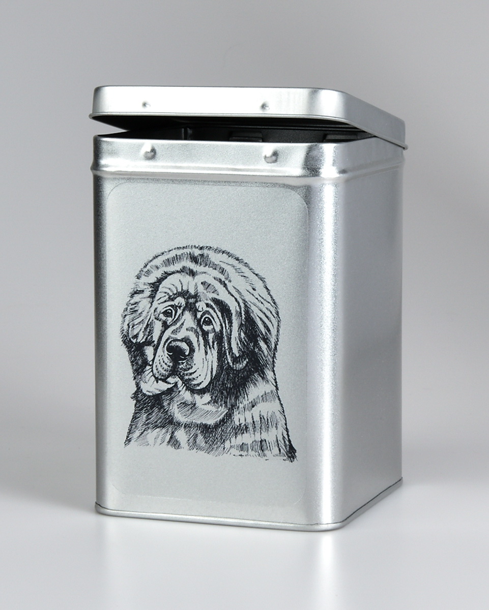 Plechová dóza - tibetská doga