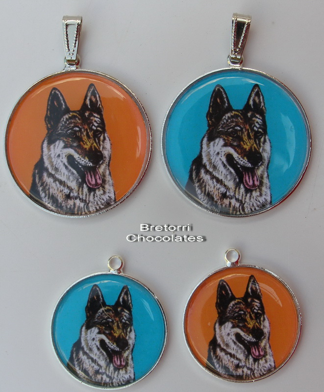 Československý vlčák - bižuterní přívěsek