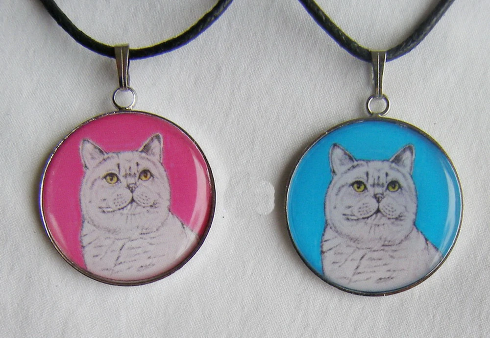 Britská kočka - přívěsek