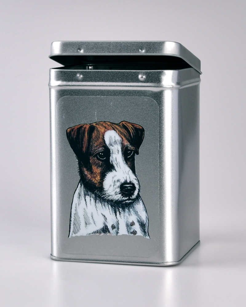 Plechová dóza - Jack Russel teriér