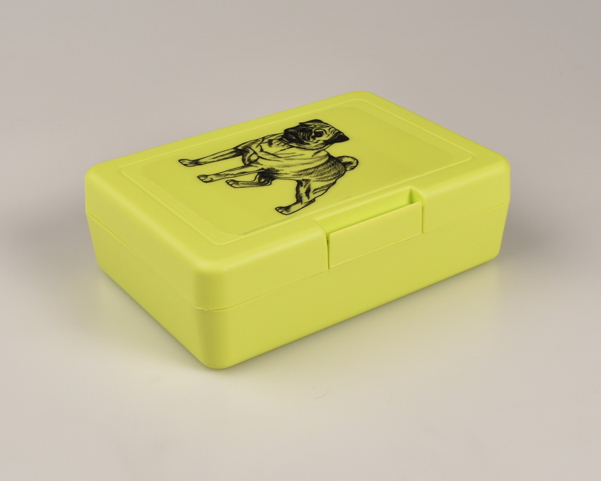 Mops - svačinový box s pamlsky pro psy