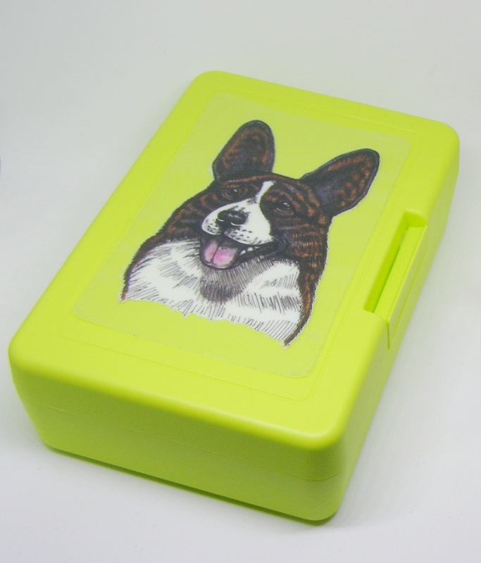 Welshcorgi Cardigan - plastový box