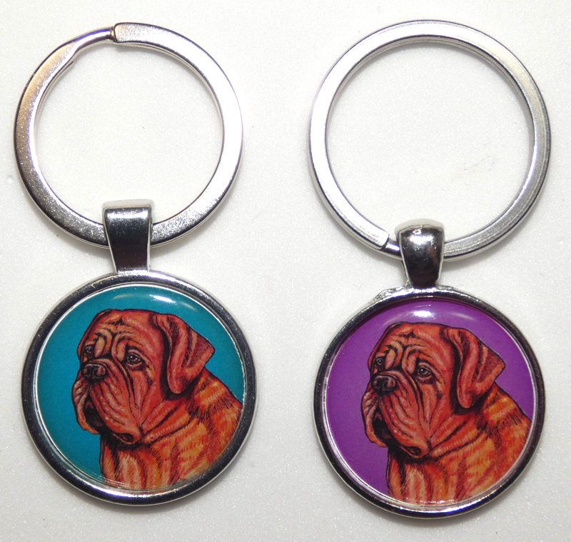 Bordeauxská doga - bižuterní přívěsek