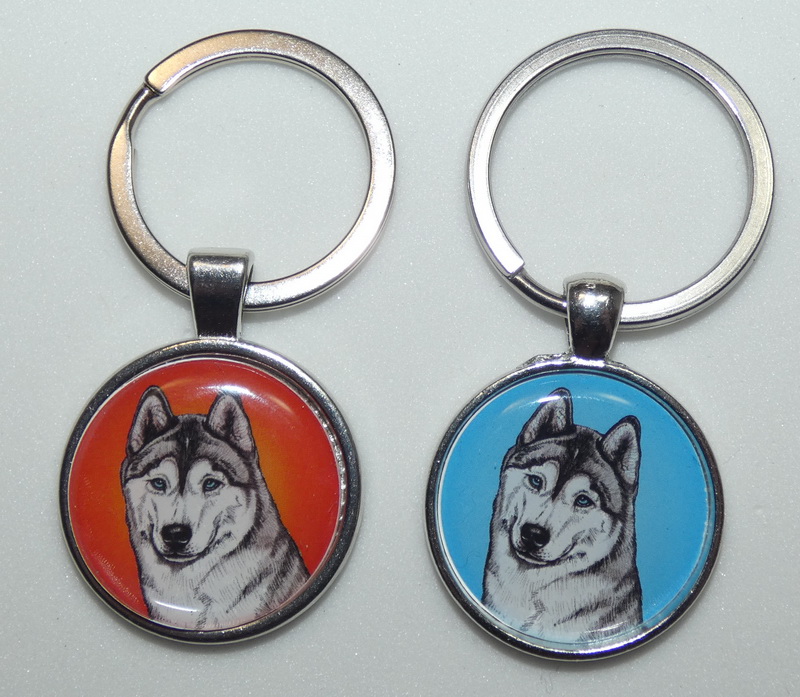 Sibiřský husky - bižuterní přívěsek