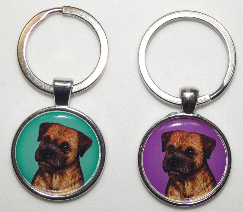 Border teriér - bižuterní přívěsek