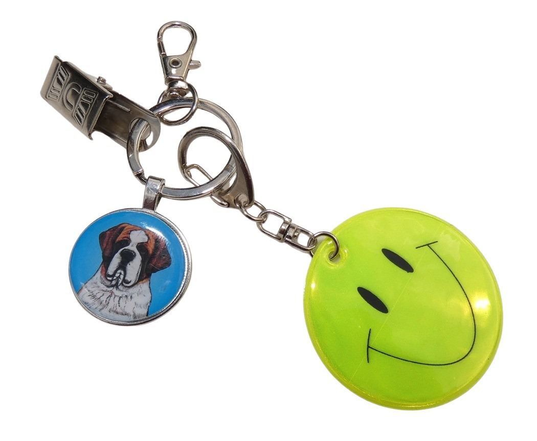 Bernardýn - bižuterní a reflexní přívěsek