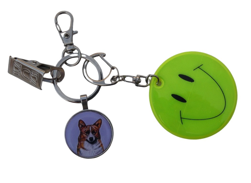 Welshcorgi Pembroke - bižuterní a reflexní přívěsek