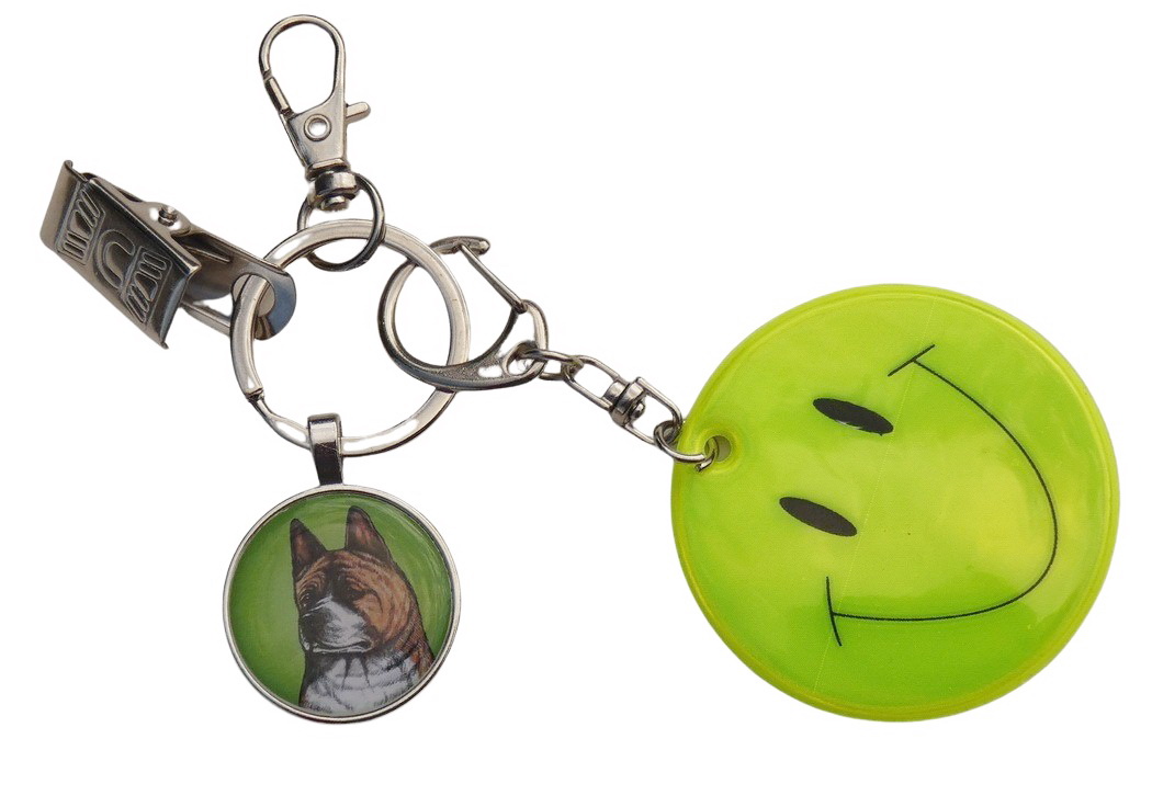 Akita - bižuterní a reflexní přívěsek