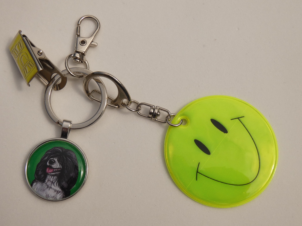 Portugalský vodní pes - bižuterní a reflexní přívěsek