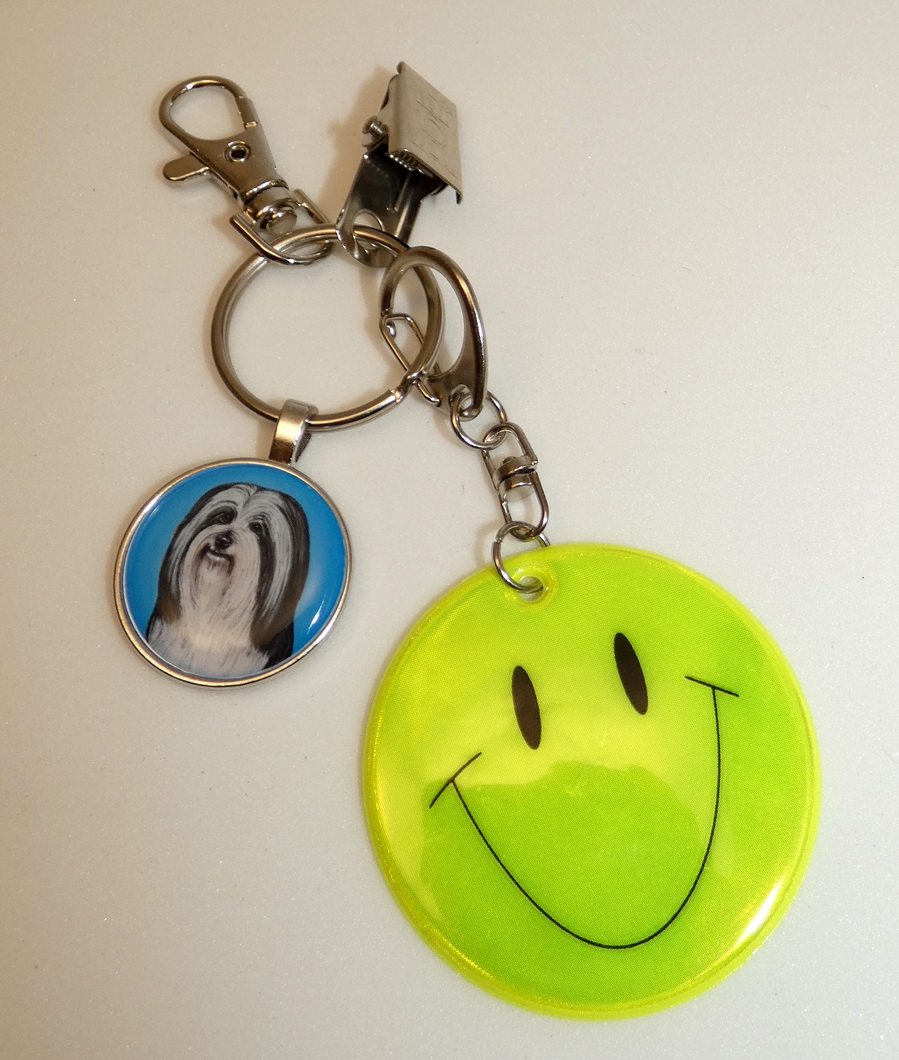 Havanský psík - bižuterní a reflexní  přívěsek