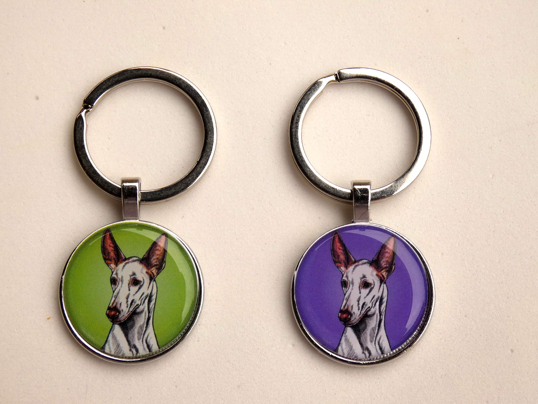 Ibizský podenco - bižuterní přívěsek