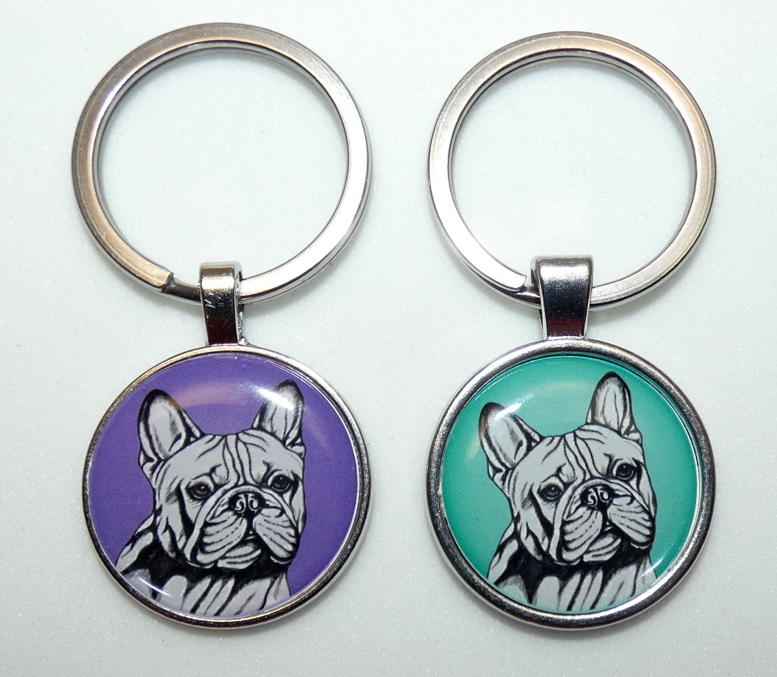 Buldoček - bižuterní přívěsek