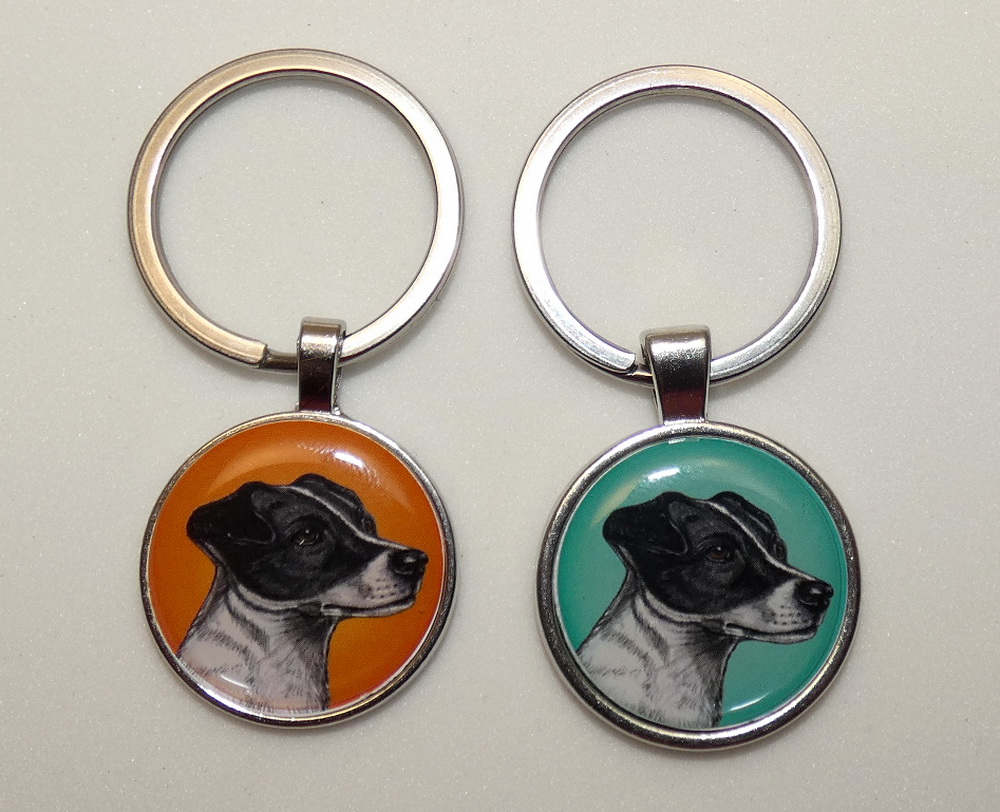 Jack Russel teriér krátkosrstý - bižuterní přívěsek