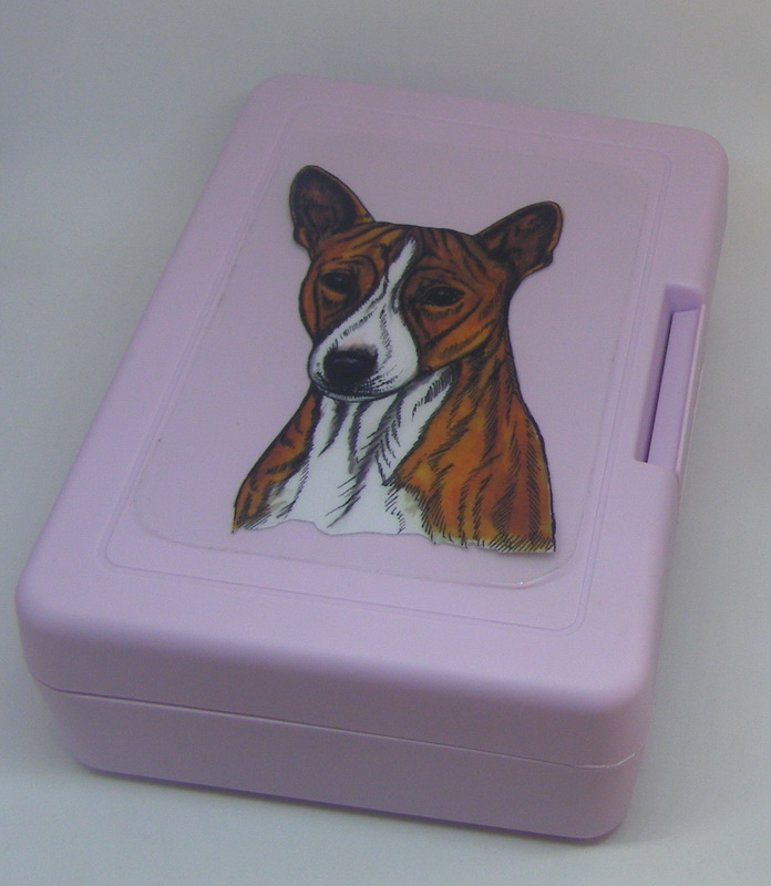 Basenji - plastový box