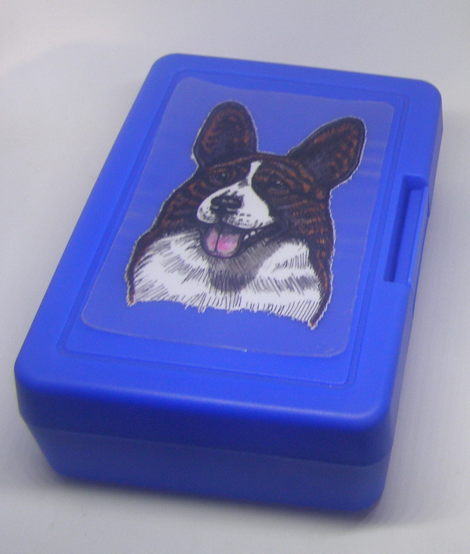 Welshcorgi Cardigan - plastový box