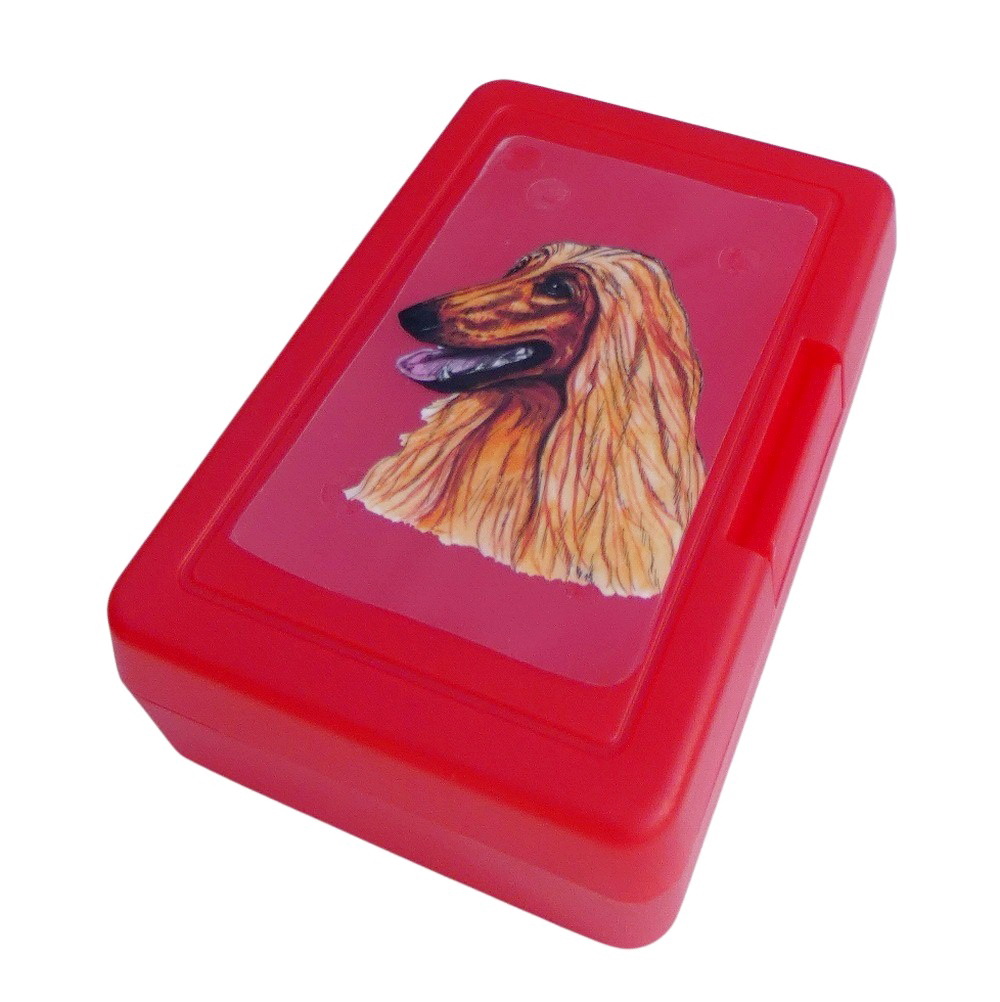 Afgánský chrt - plastový box