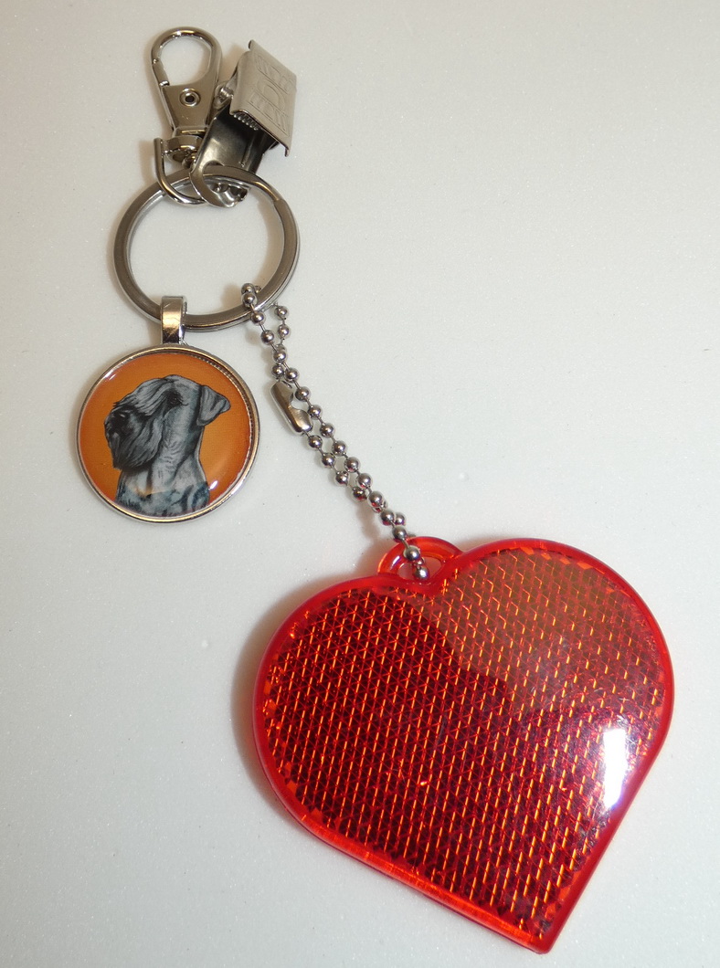 Český teriér - bižuterní a reflexní přívěsek