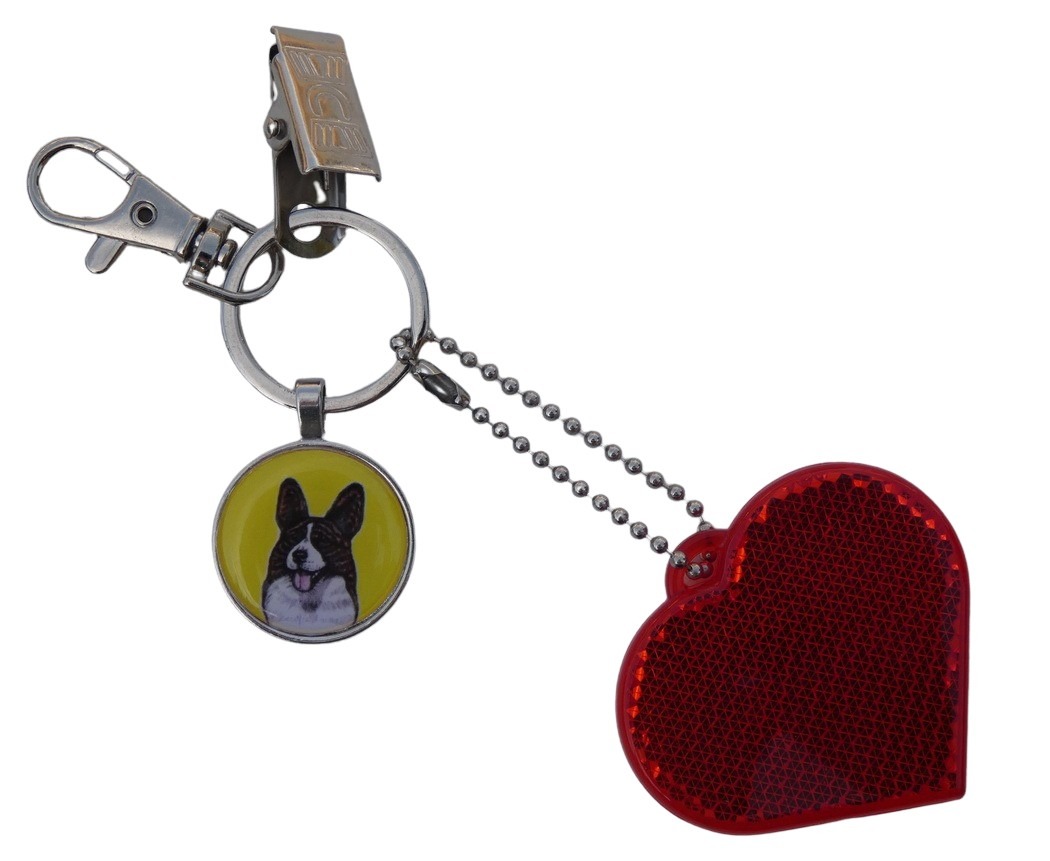 Welshcorgi Cardigan - bižuterní a reflexní přívěsek