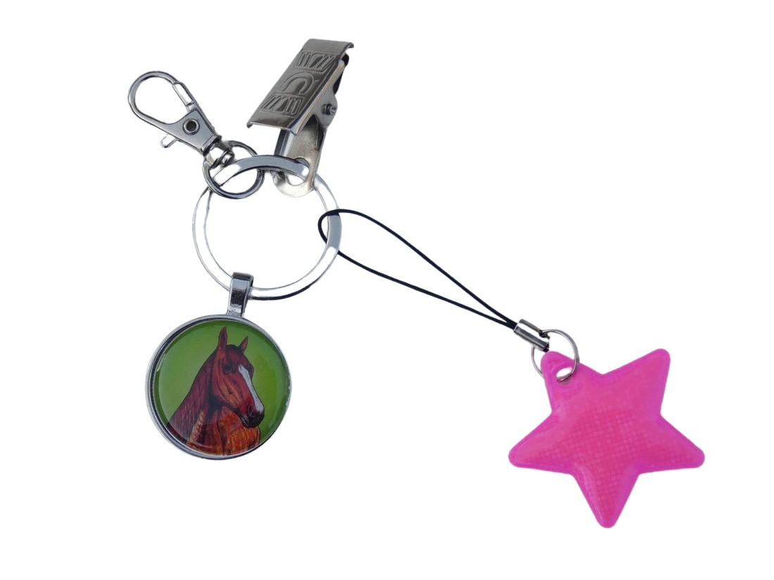 Kůň Quarter horse - bižuterní a reflexní přívěsek