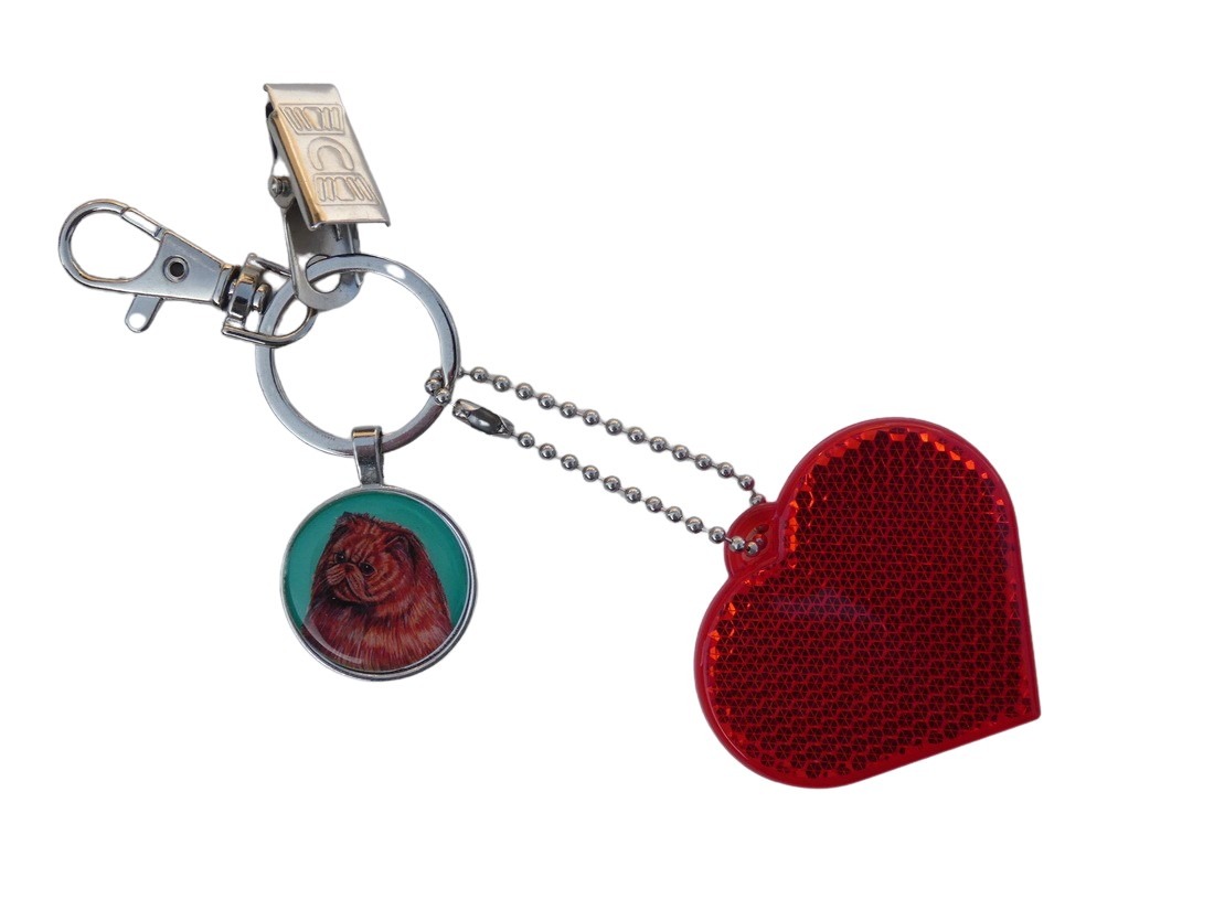 Perská kočka - bižuterní a reflexní přívěsek