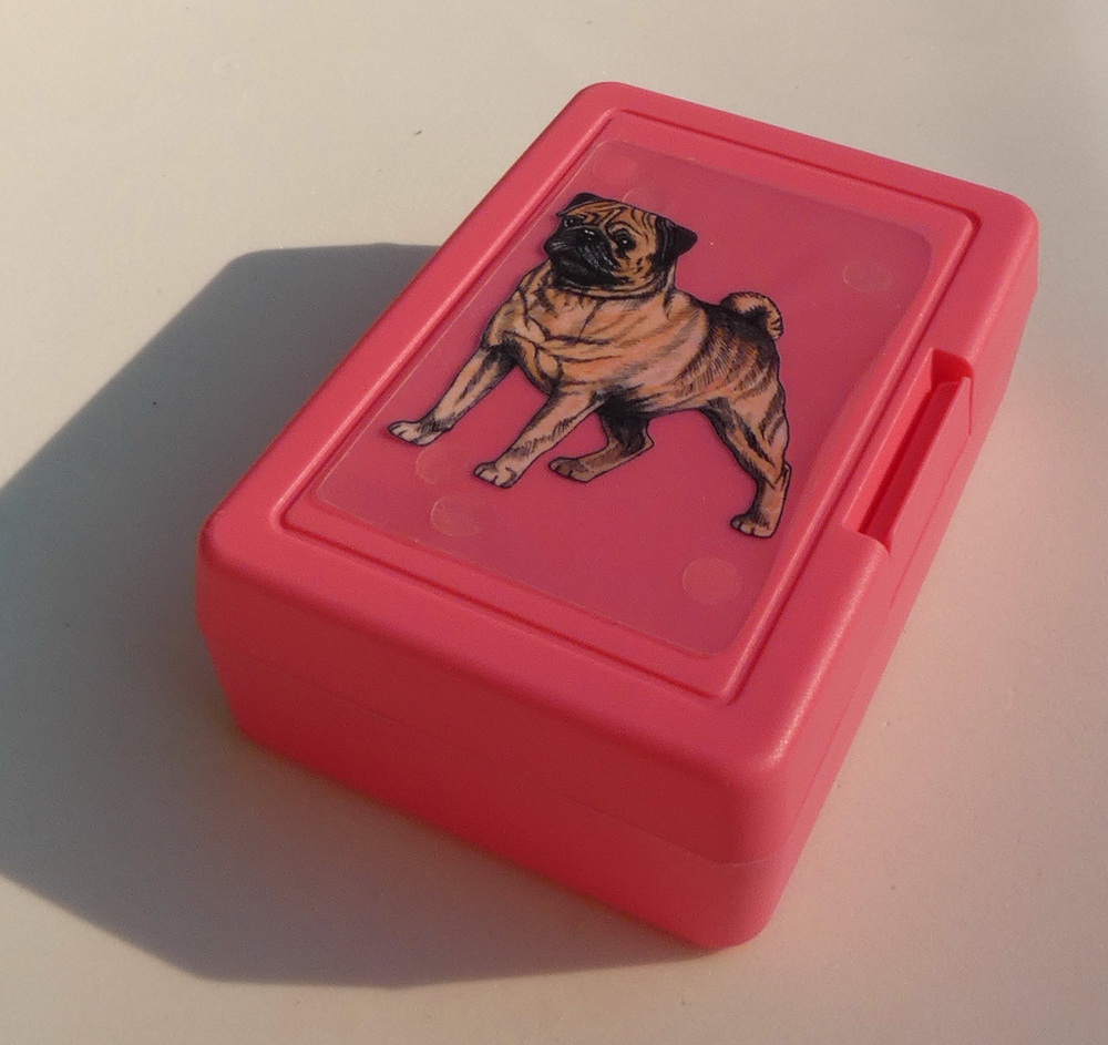 Mops plavý - plastový box