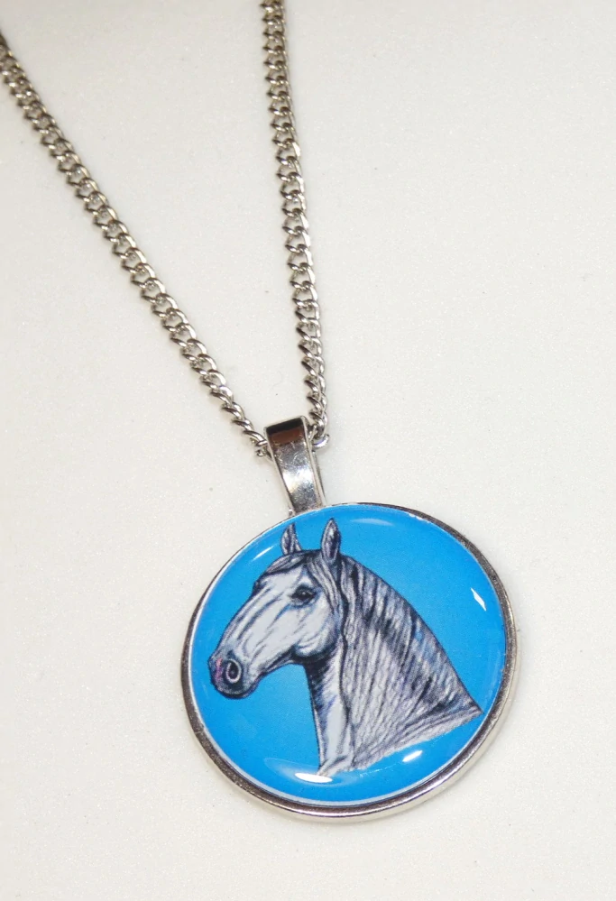 Starokladrubský kůň - přívěsek