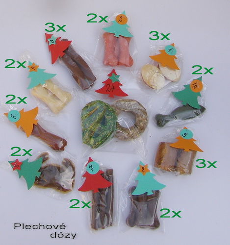 Psí stopy - adventní kalendář pro psy