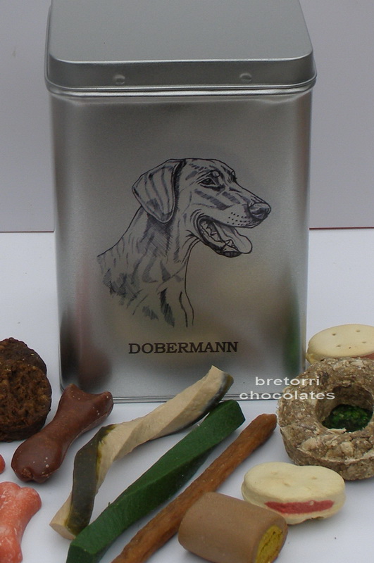 Plechová dóza - dobrman