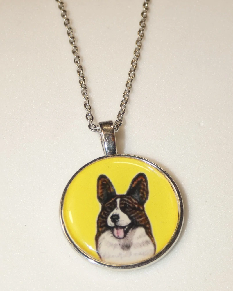 Welshcorgi Cardigan - bižuterní přívěsek