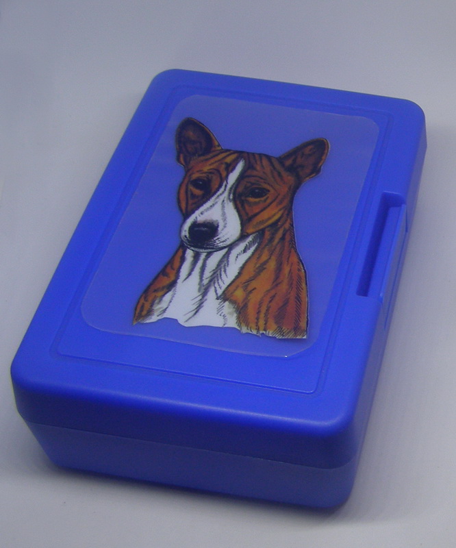 Basenji - plastový box