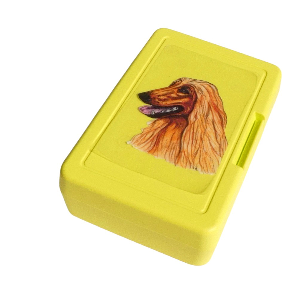 Afgánský chrt - plastový box