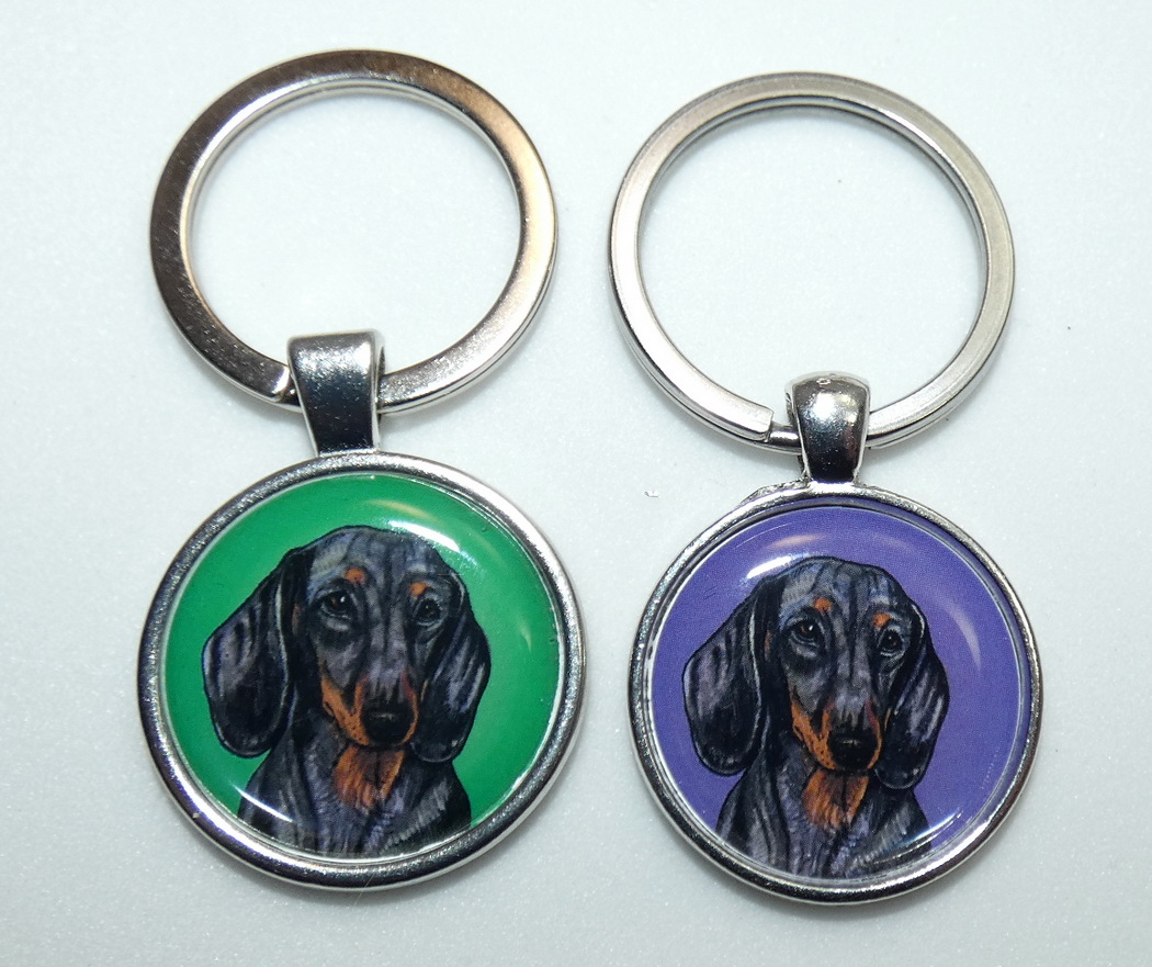 Jezevčík hladkosrstý - přívěsek