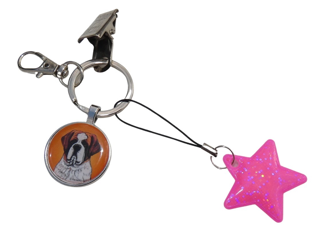 Bernardýn - bižuterní a reflexní přívěsek