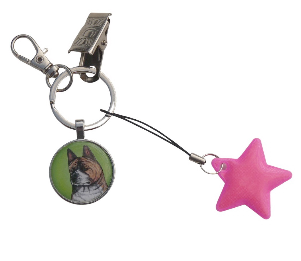Akita - bižuterní a reflexní přívěsek